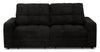 Scott Living Elevate Modular 82\" Chenille Fabric Loveseat with Power Sliding - Ebony
