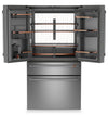 Café 36” 23.2 Cu. Ft. Smart Counter-Depth 4-Door French Door Refrigerator – Stainless Steel - CJE23DP2WS1