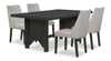 Emery 5-Piece Dining Set - Grey