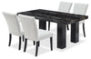 Burk 5-Piece Dining Set – White