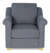 Finesse 37\" Contemporary Chenille Fabric Chair - Flint Moss