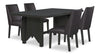 Emery 5-Piece Dining Set - Brown