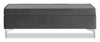 Vivienne 47.25\" Fabric Storage Ottoman - Grey