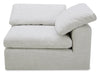 Sky Modular 45.75\" Fabric Corner Chair with Removable Feather Down Cushions - Nathan Wheat