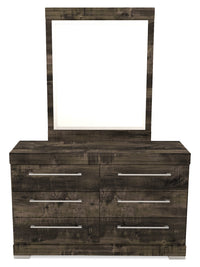 Riley Bedroom Dresser Mirror, Made in Canada - Grey
