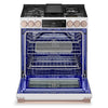 LG Studio 6.3 Cu. Ft. InstaView® Smart Gas Range with Air Fry - Essence White - LSGS6338N