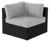 Barbados Patio Corner Chair – Grey