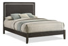 Sable Queen Bed - Dark Grey