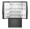 Whirlpool 36\" 30 Cu. Ft. French-Door Refrigerator with Ice and Water - Black Stainless Steel - WRFF3536SV