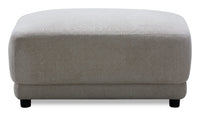 Voyage Fabric Ottoman – Beige