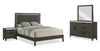 Sable 6-Piece Queen Bedroom Set - Dark Grey