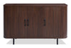 Carlene 47\" Accent Cabinet – Dark Walnut