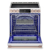 LG Studio 6.3 Cu. Ft. InstaView® Induction Range with Air Fry and Air Sous Vide - Essence White - LSIS6338NE