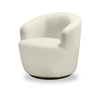 Ivie Swivel Accent Chair - White