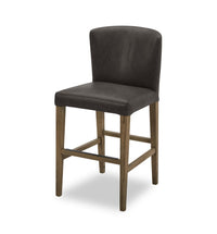 Arlo Counter-Height Stool with Vegan Leather Fabric, 26