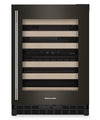Kitchenaid® 24\" Undercounter Wine Cellar with Full-Extension Wood-Front Racks - KUWR524SBE