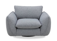 Monaco Swivel Chair - Grey