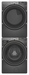Whirlpool 5.2 Cu. Ft. Smart Front-Load Washer and 7.4 Cu. Ft. Gas Dryer - Volcano Black