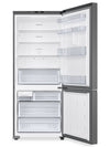 Samsung 28\" 15 Cu. Ft. Counter-Depth Bottom Mount Refrigerator – Silver - RB15DG6000SRAA