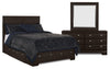 Yorkdale 5-Piece Queen 6 Drawer Storage Bedroom Package - Brown