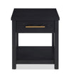 Dalton 20\" End Table with Drawer – Black