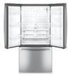 GE 33\" 24.7 Cu. Ft. French-Door Refrigerator – Fingerprint Stainless Steel - GNE25JYKFS