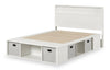 Everley Full Storage Bed - White