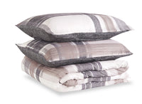 Connor 3-Piece King Comforter Set - Brown