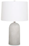 Kort & Co. Hazel 23.5\" Grey Ceramic Table Lamp