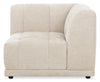 Oaklyn Modular 38.5\" Fabric Corner Chair with Tufted Seat Cushion – Beige