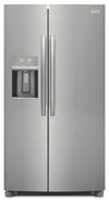 Frigidaire Gallery 36.1\" 22.3 Cu. Ft. Counter-Depth Side-by-Side Refrigerator - Smudge-Proof® Stainl…