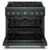 KitchenAid 36\" 5.1 Cu. Ft. Gas Range with No Preheat Air Fry Mode – Juniper - KFGS936SJP