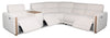 Sable 6-Piece Chenille Modular Power Reclining Sectional - Alabaster