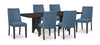 Emery 7-Piece Dining Set - Blue