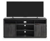 Brenner 64\" TV Stand with Storage and Cable Management for TVs up to 60\" - Charcoal