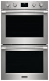 Frigidaire Professional 30\" 5.3/5.3 Cu. Ft. Electric Double Wall Oven with Total Convection - Smudge…