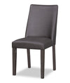Emery Vegan Leather Dining Chair - Brown