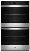 Whirlpool 27\" 8.6 Cu. Ft. Electric Double Wall Oven with Air Fry - Fingerprint Resistant Stainless S…