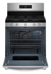 Whirlpool 30\" 5.0 Cu. Ft. Gas Range with Air Cooking – Fingerprint Resistant Stainless Steel - WFGS4530SZ
