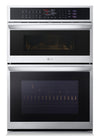 LG 30\" 6.4 Cu. Ft. Electric Combination Wall Oven with True Convection - Smudge Proof Stainless Stee…