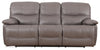 Franco 89\" Genuine Leather Zero Gravity Power Reclining Sofa with USB Ports - Grey