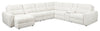 Scott Living Elevate Modular 7-Piece Left-Facing Chenille Fabric Sectional with Power Reclining - Beige
