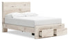 Derekson Full Storage Bed - White