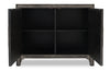 Keena Solid Wood Accent Cabinet - Grey