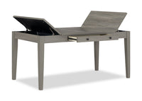 Cove Dining Table with Storage Drawers, Melamine, 66