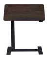 Aaron 26.77\" Height-Adjustable Office Desk with a Lift Top - Walnut