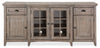 Wesley 70\" Traditional TV Stand with Storage and Cable Management for TVs up to 75\" - Dovetail Grey