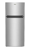 Whirlpool 28\" 16.3 Cu. Ft. Top-Mount Refrigerator - Stainless Steel - WRTX5328PM