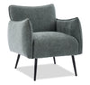 Arlo 29.5\" Linen-Look Fabric Accent Chair – Green