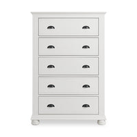 Ella Bedroom Chest of Drawers, 5-Drawer, 36